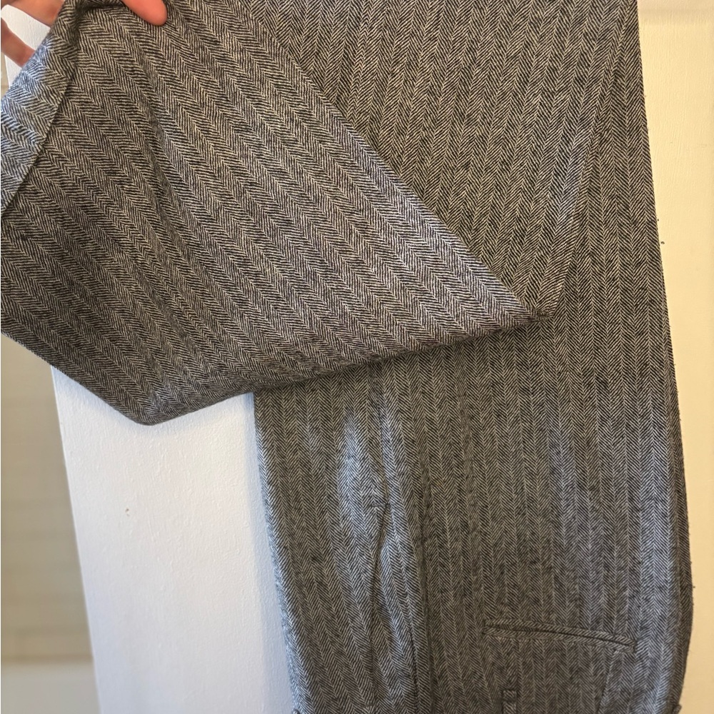 rag & bone Gray Sport Coat with Textured Weave